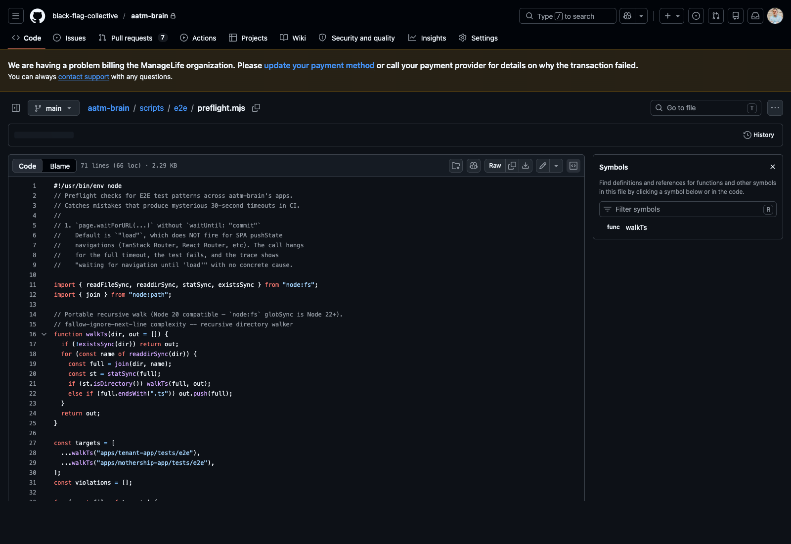 scripts/e2e/preflight.mjs source in aatm-brain